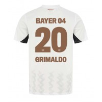 Fotballdrakt Herre Bayer Leverkusen Alejandro Grimaldo #20 Bortedrakt 2024-25 Kortermet